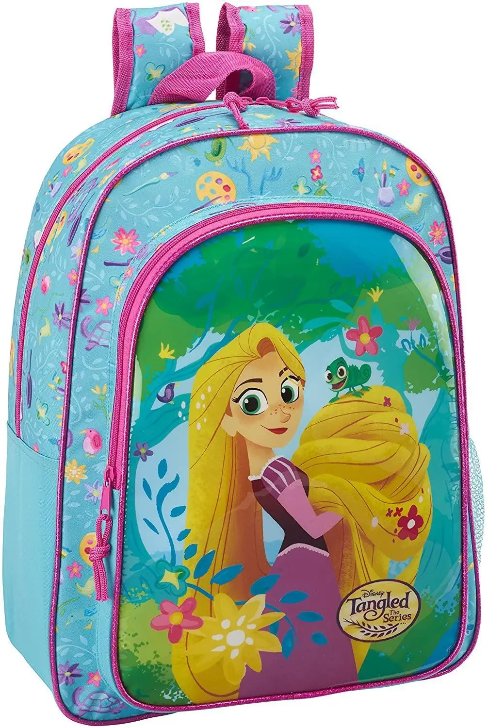 Safta Disney Tangled Children's Backpack, Blue /Pink School 1