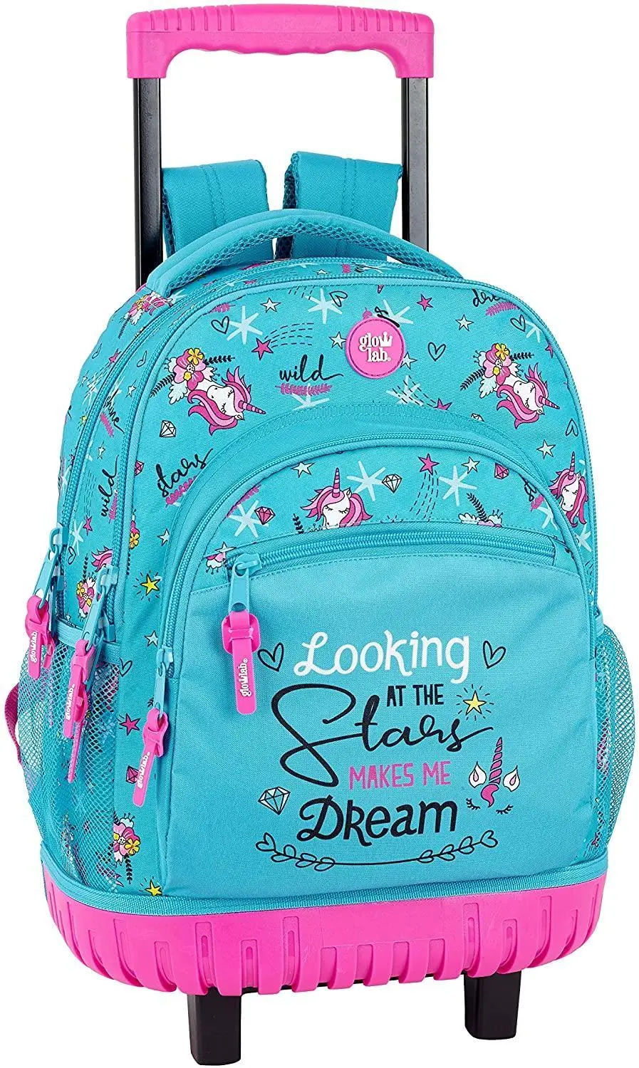 Safta Glowlab "Dreams" Official Large School Backpack With Wheels 1