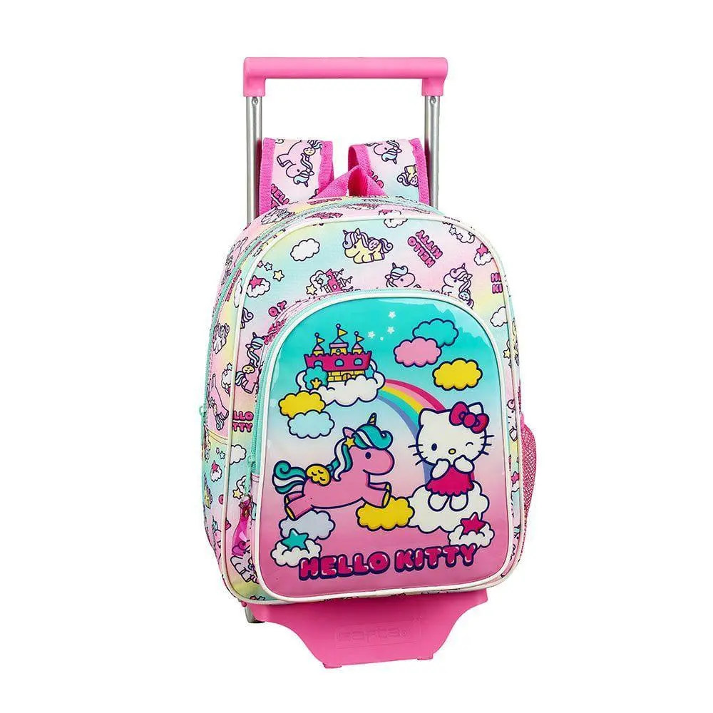 Safta Hello Kitty Candy Unicorns Official School Backpack With Safta Trolley 1
