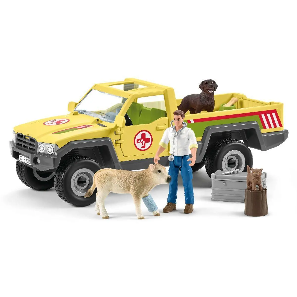 Schleich 42503 Veterinarian Visit At The Farm 1