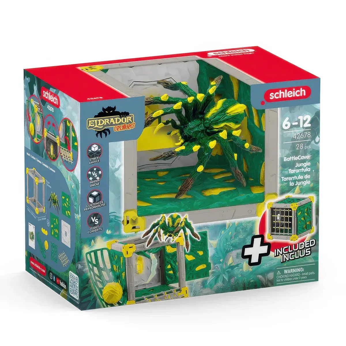 Schleich 42678 Battlecave Jungle Tarantula Playset 1