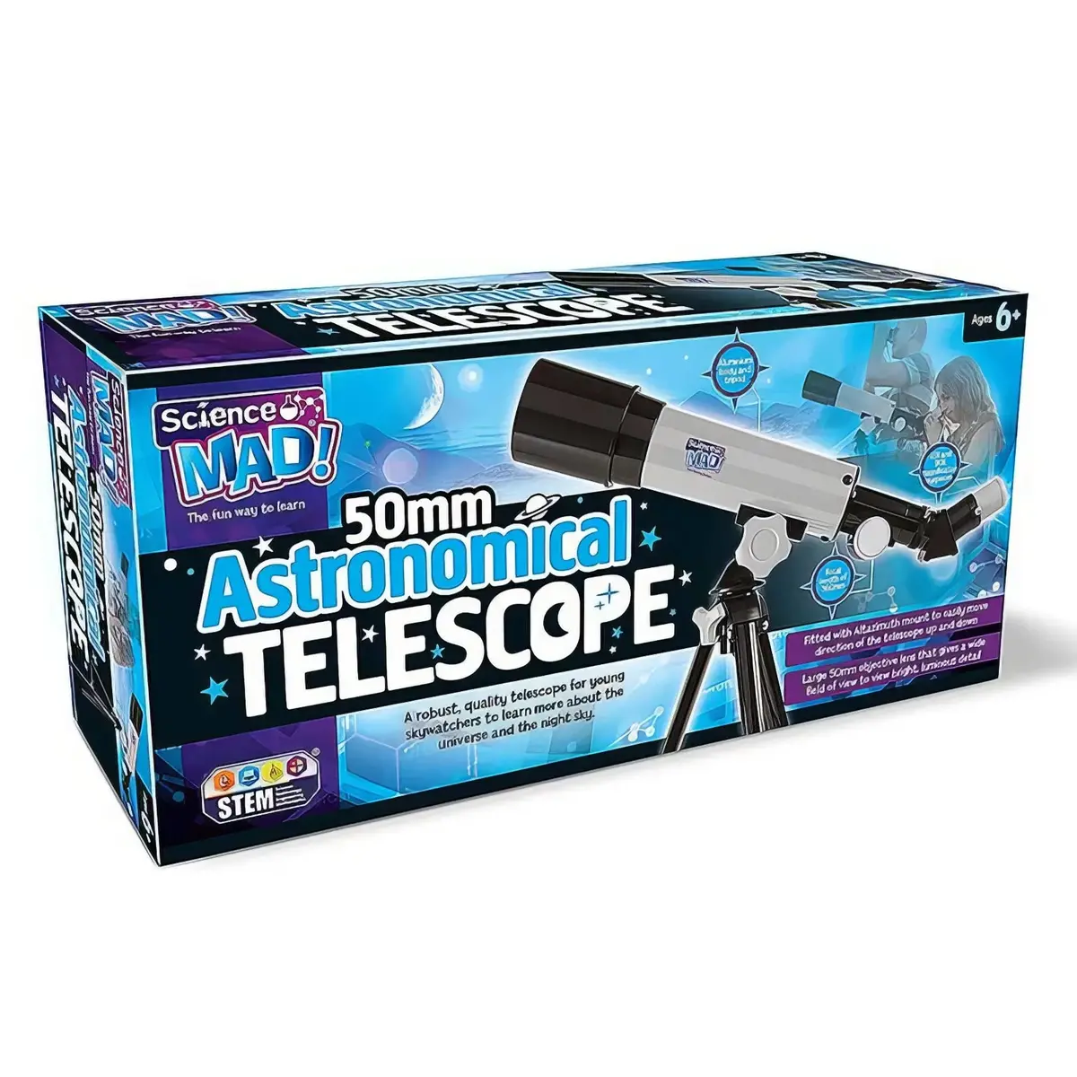 Science Mad 50Mm Astronomical Telescope 1
