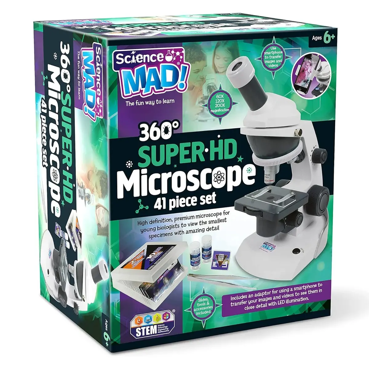 Science Mad! Sm54-360 Super Hd Microscope 1
