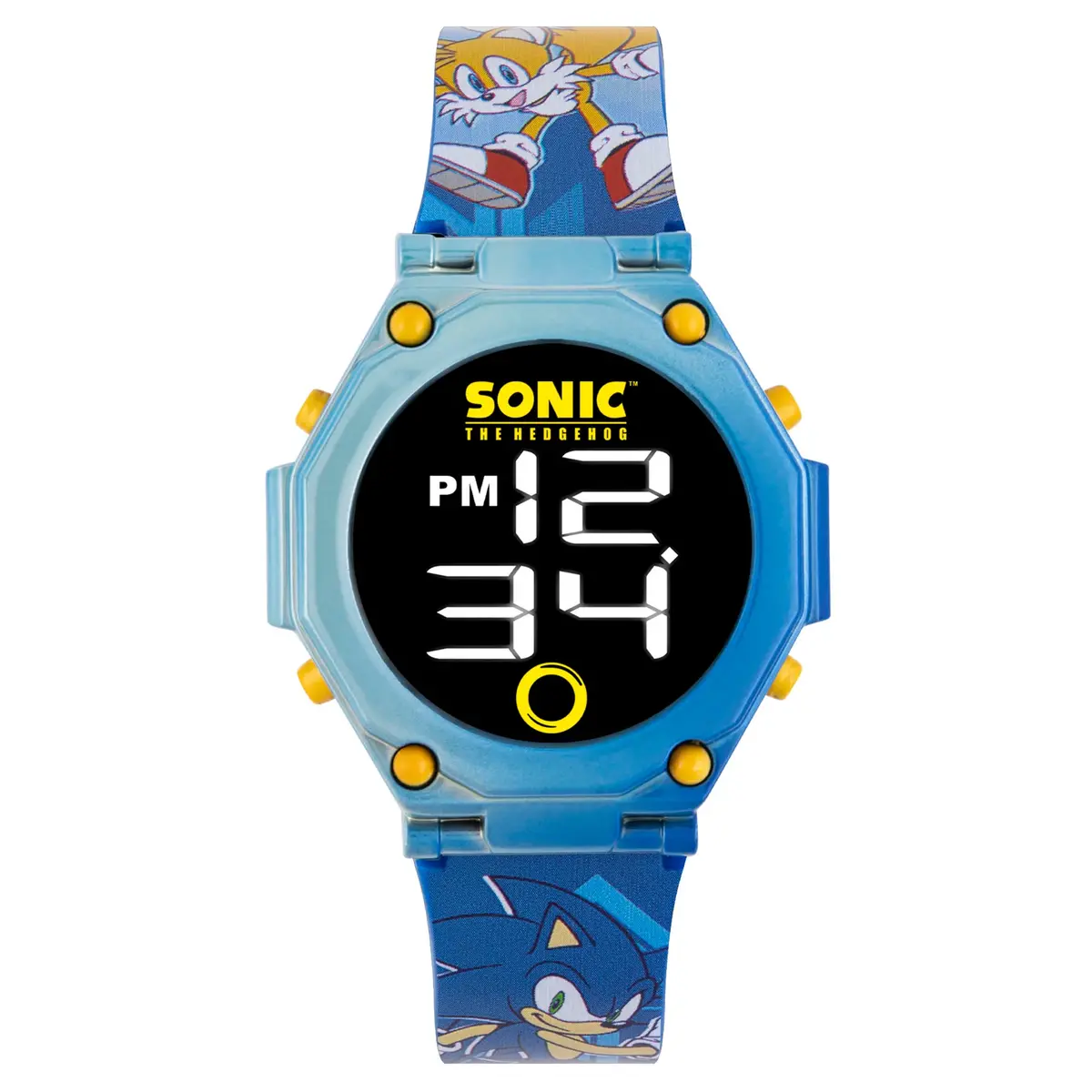 Sega Soniccharacter Print Digital Flashing Watch 1