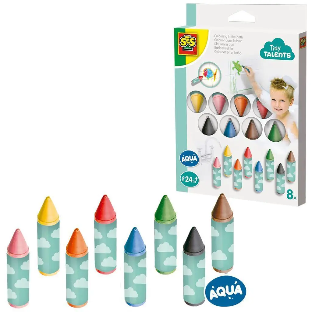 Ses Creative Colouring In The Bath 8 Pack 1