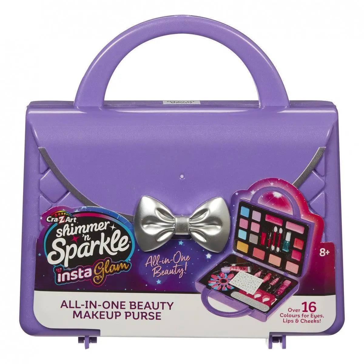 Shimmer 'N Sparkle Insta Glam All-In-One Beauty Makeup Purse 1