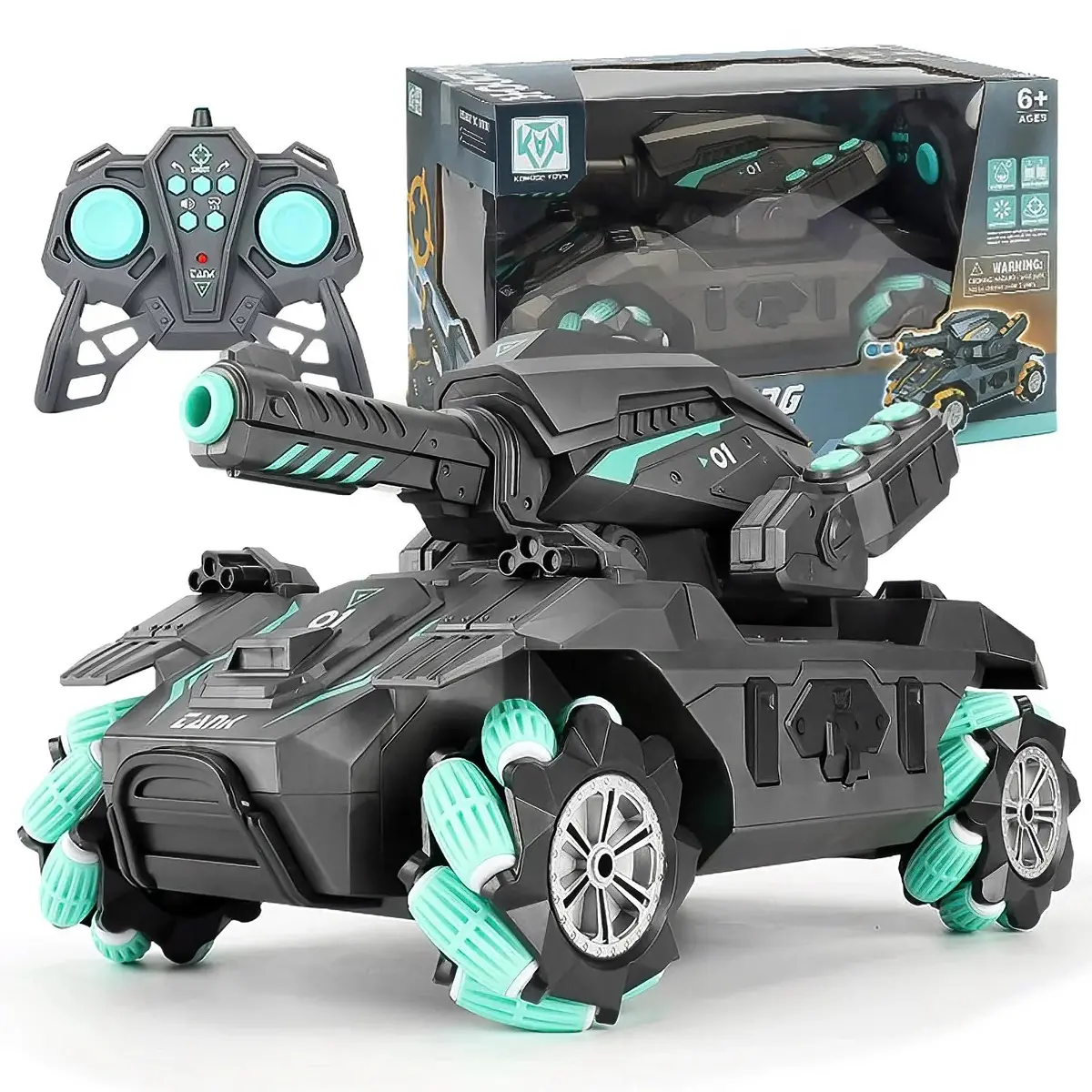 Shooting And Climbing Rc Tank - Assorted 1