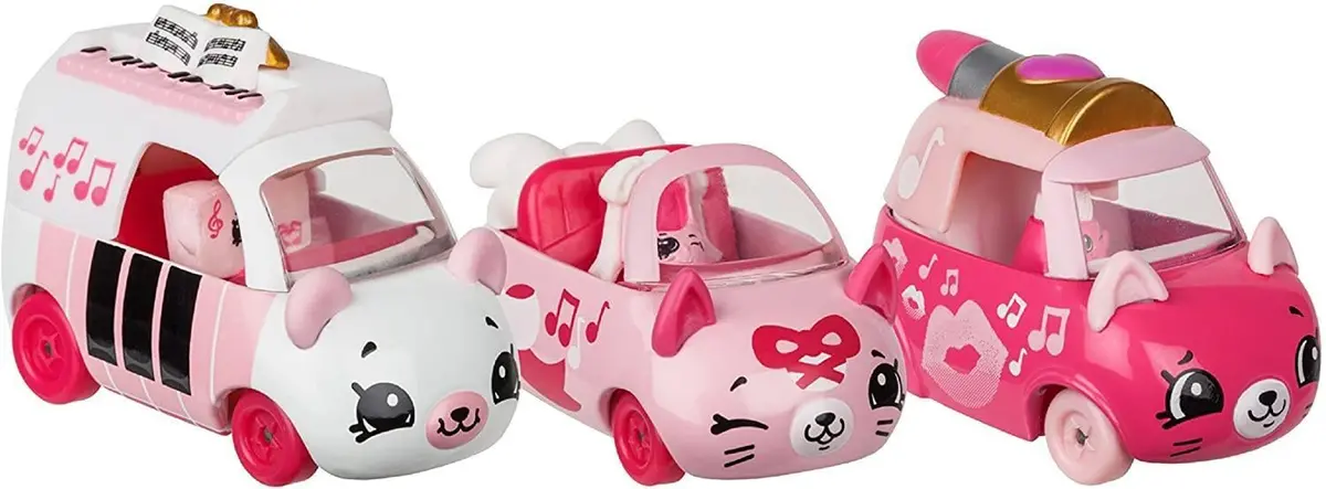 Shopkins 56738 Cutie Car S2 3 Pack-Asst 1