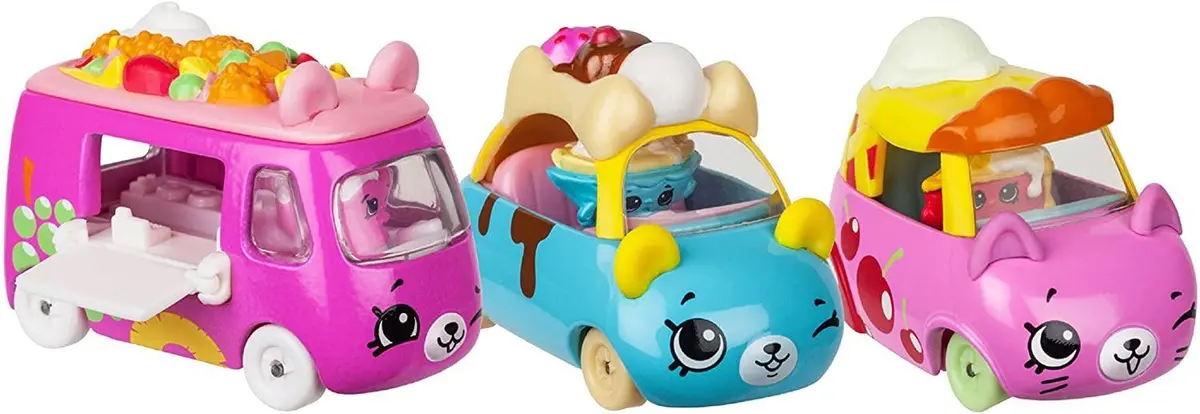 Shopkins 56740 Cutie Car S2 3 Pack-Asst 1