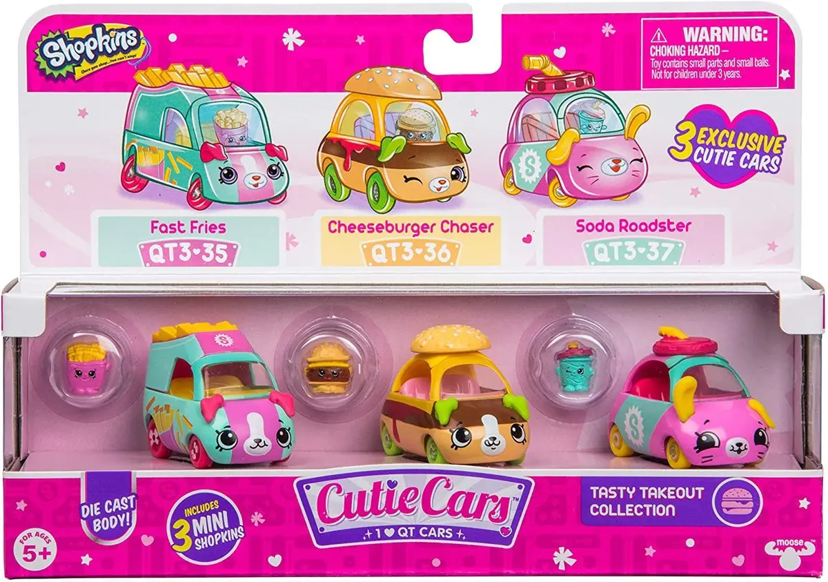 Shopkins 57139 S3 3-Pack Tasty Takeout 1