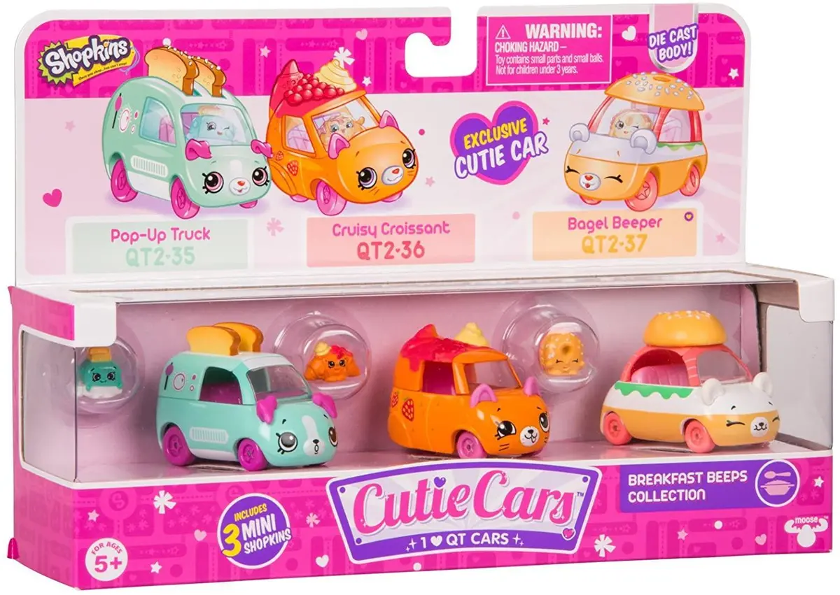 Shopkins Cutie Car S2 3-Pack - Assorted 2