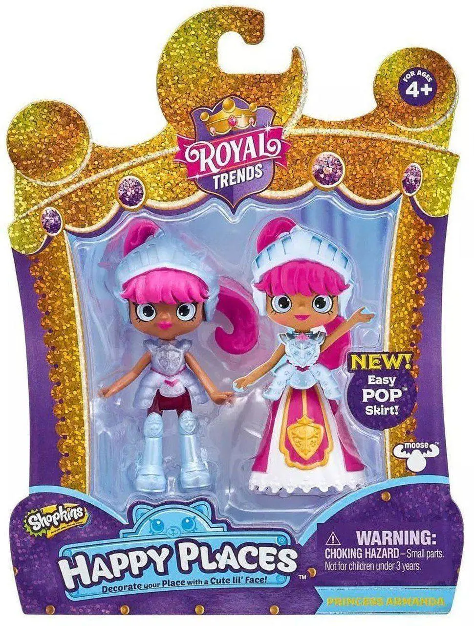 Shopkins Happy Places Royal Trends Dolls Playset - Assortment 1