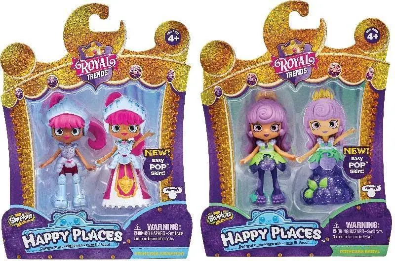 Shopkins Happy Places Royal Trends Dolls Playset - Assortment 2