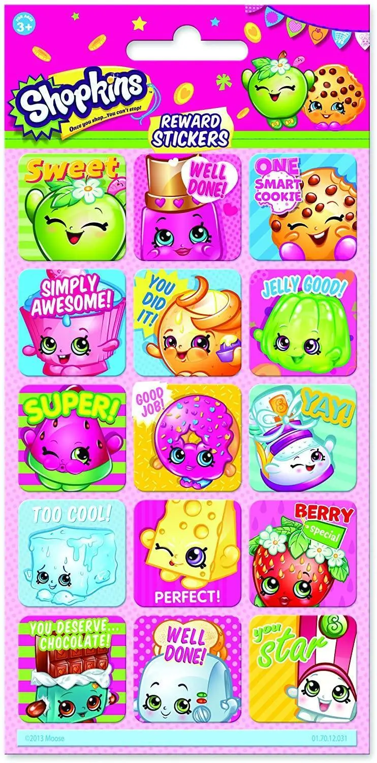 Shopkins Reward Stickers 1