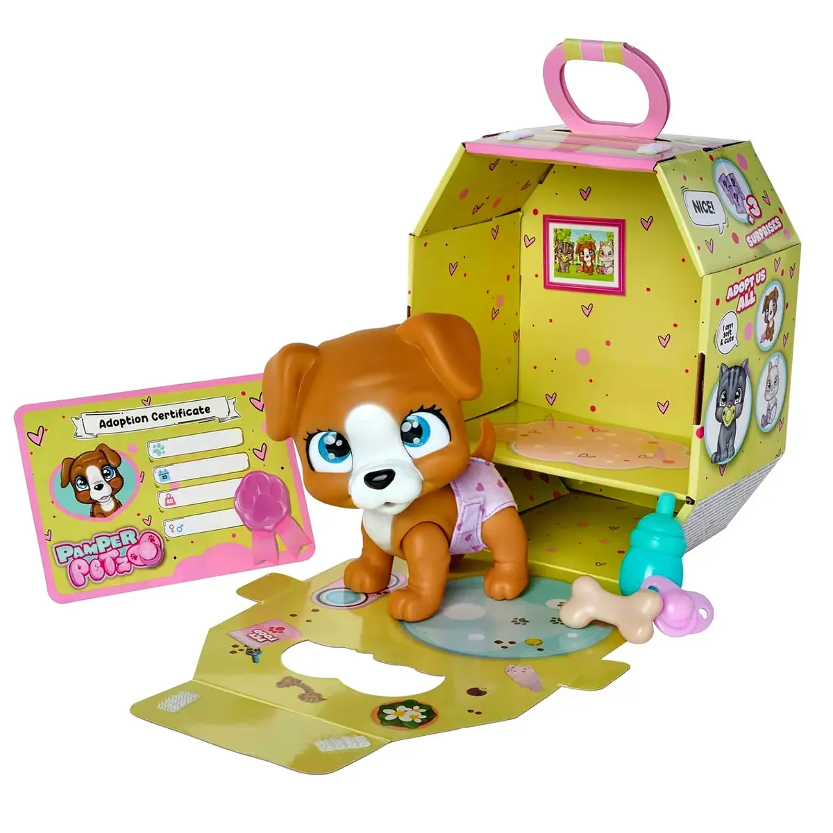 Simba Pamper Pets Puppy 15Cm - Interactive Playset 1