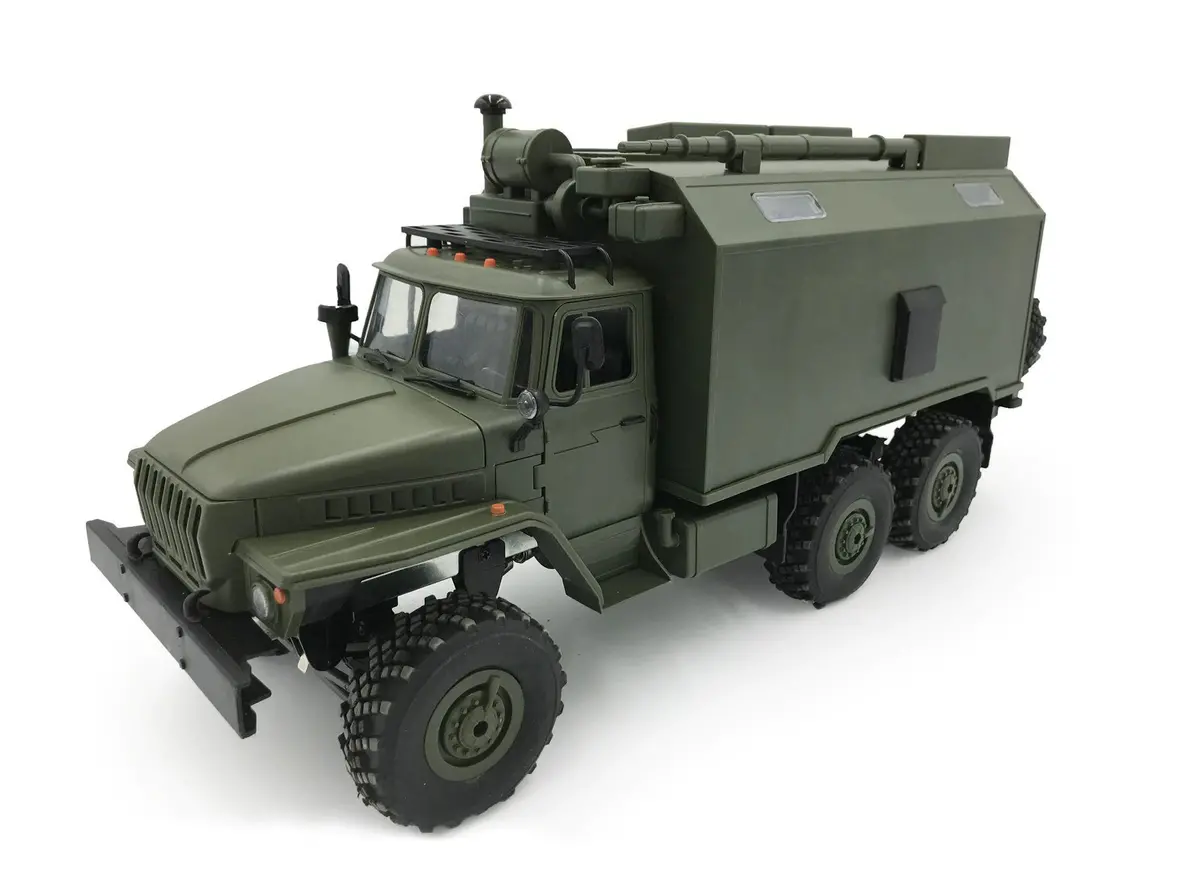 Six-Wheel Drive Remote Control Rc Military Truck Crawler 1