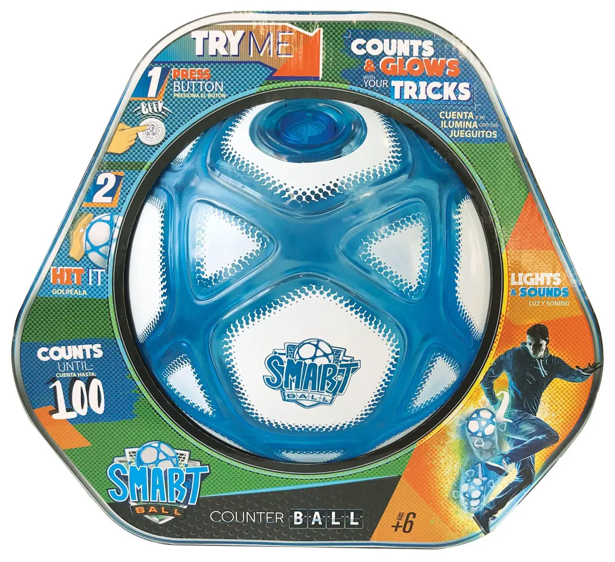 Smart Ball Speed Counter Light And Sounds Football 1