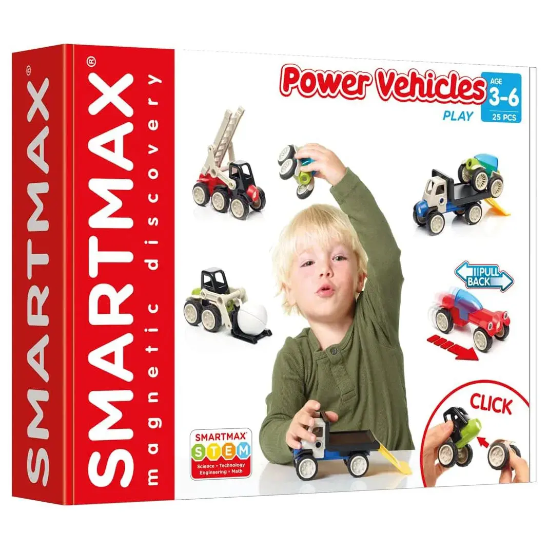 Smartmax Power Vehicles Magnetic Discovery Play Set 1