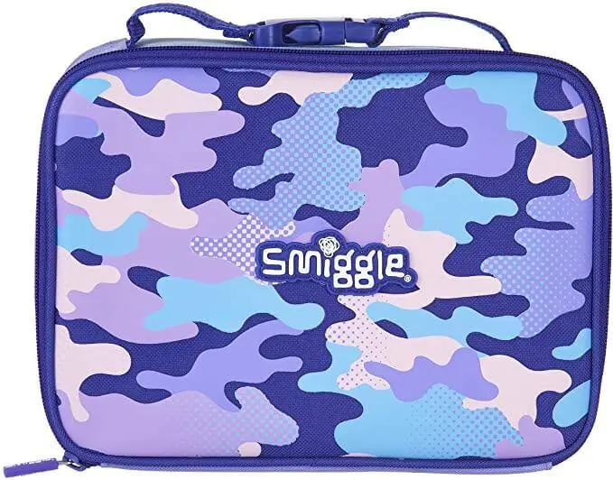Smiggle Block Square Lunchbox Purple 1