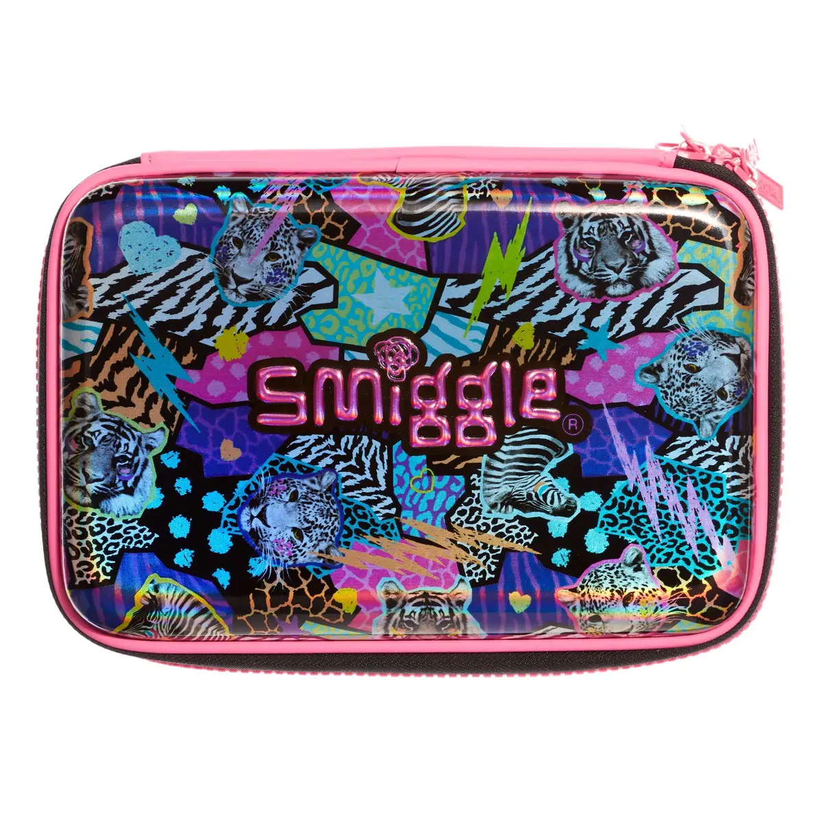 Smiggle 269168 Galaxy Double Up Hardtop Pencil Case 1