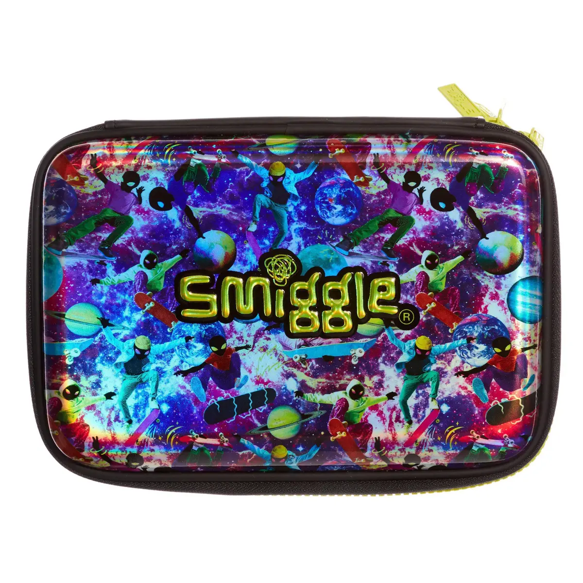Smiggle 269169 Galaxy Double Up Hardtop Pencil Case 1