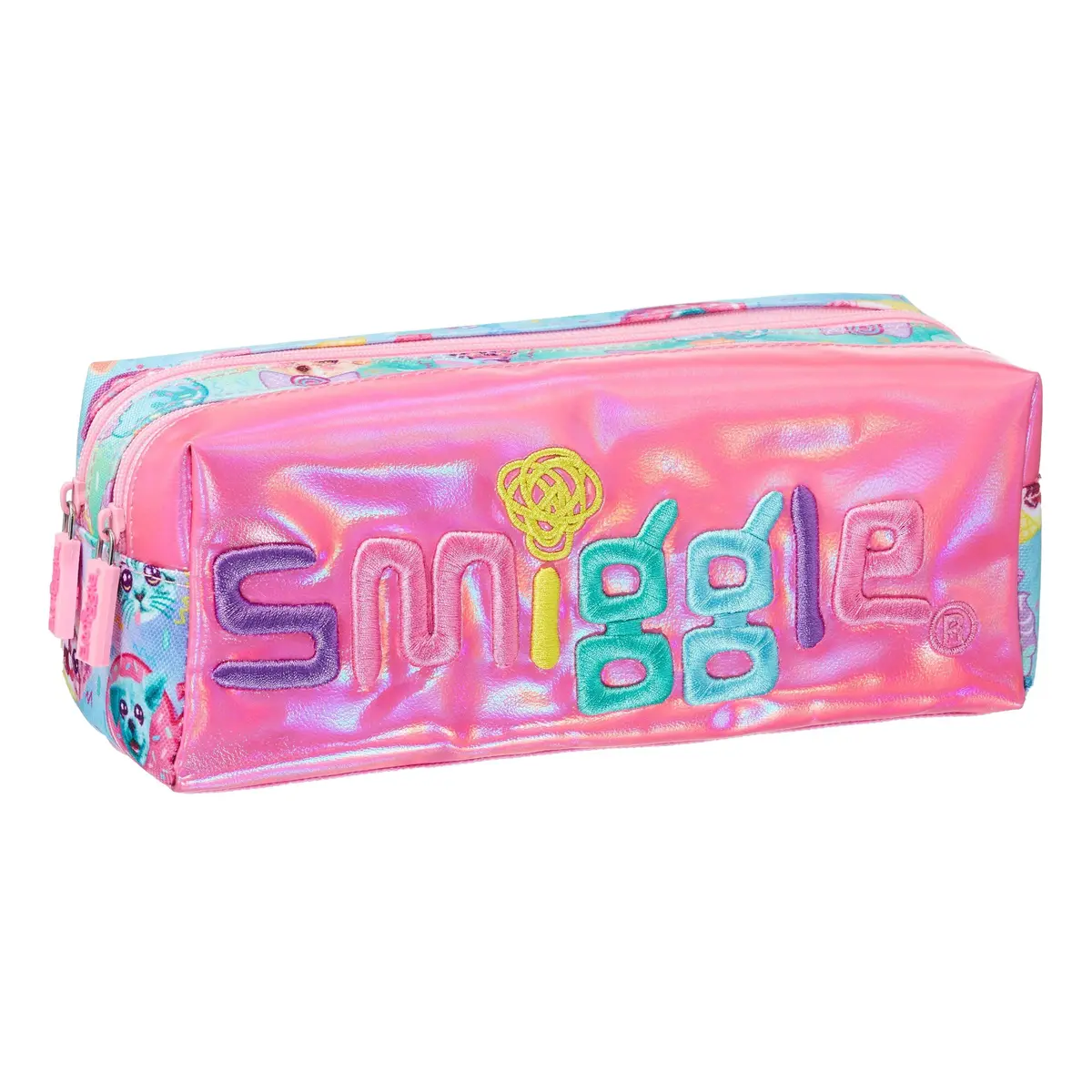 Smiggle 269308 Galaxy Twin Zip Pencil Case 1