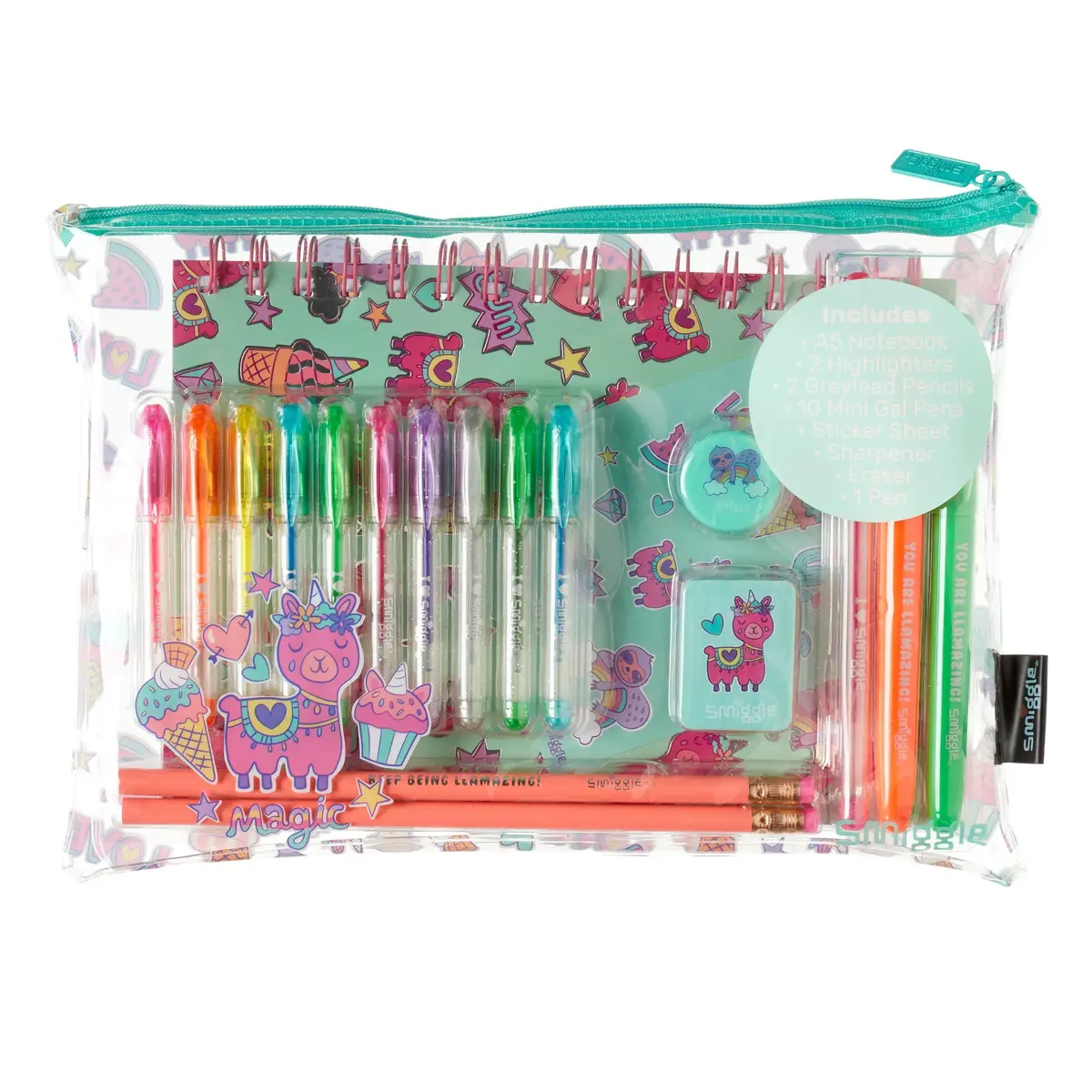 Smiggle 380595 Essentials A5 Stationery Kit 1