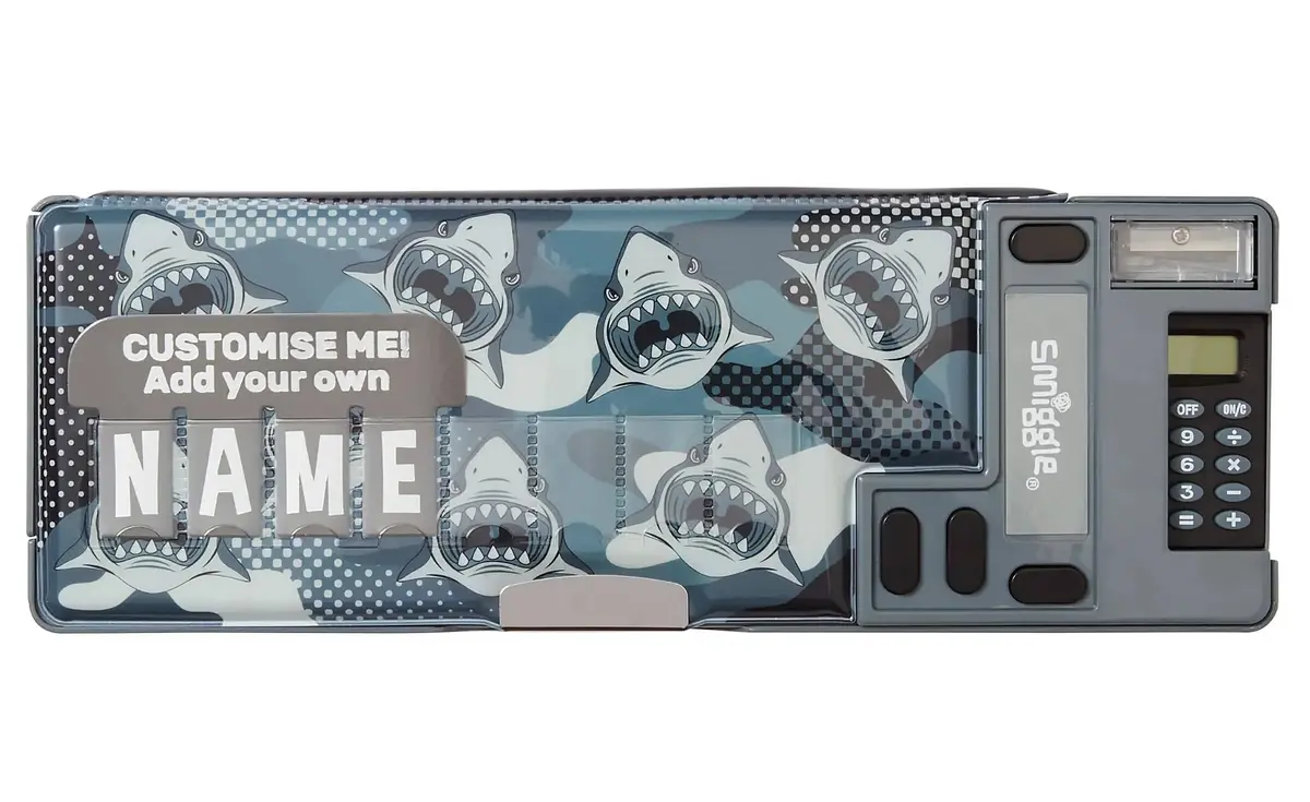 Smiggle Best Budz Pop Out Pencil Case - Grey 1