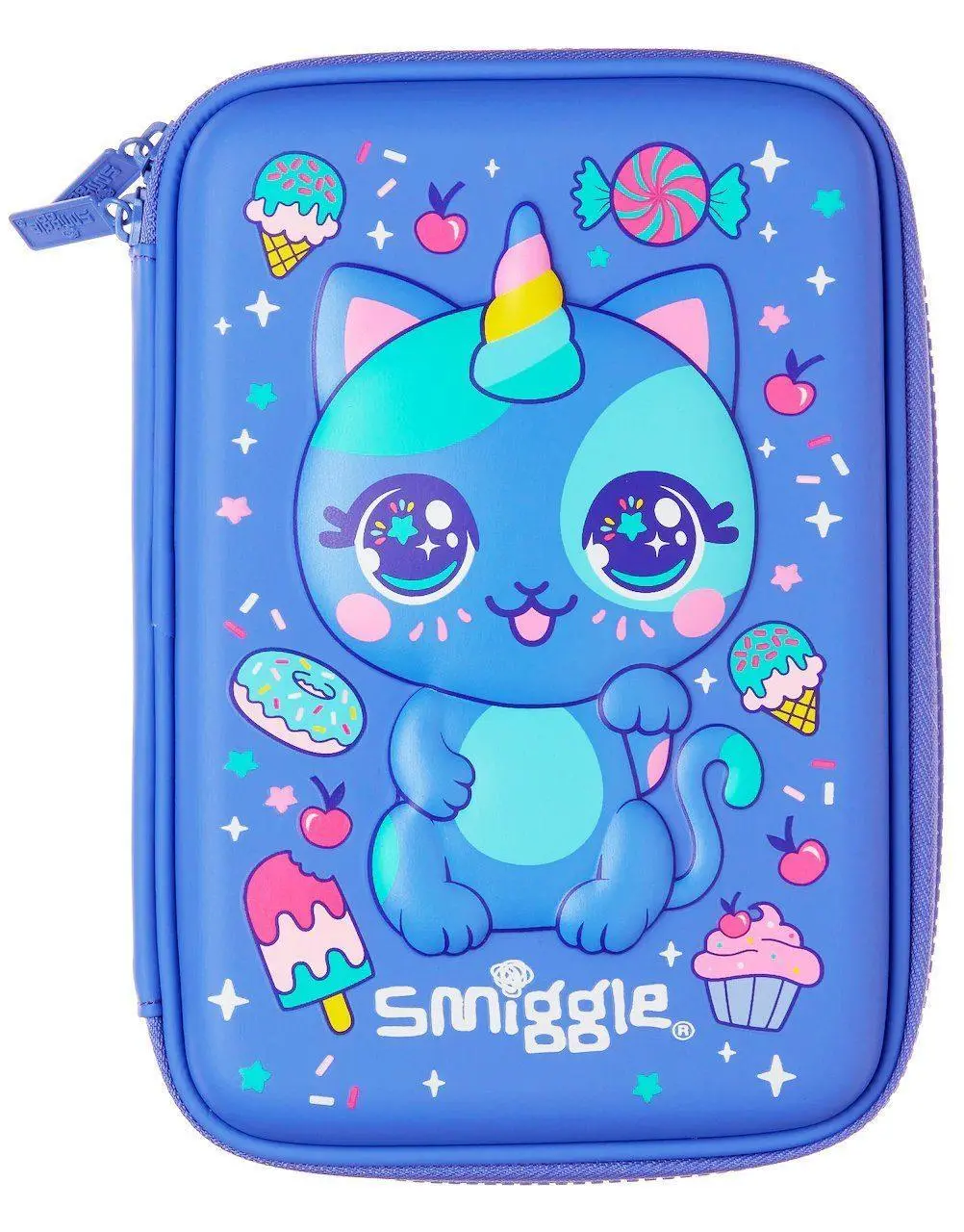 Smiggle Budz Character Hardtop Pencil Case - Purple 1