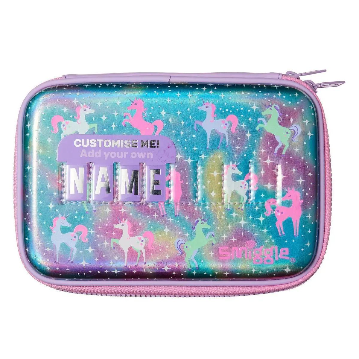 Smiggle Craze Id Hardtop Pencil Case - Colour Mix 1