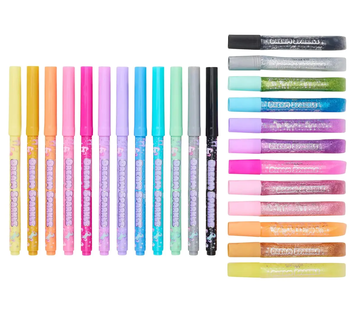 Smiggle Dream Sparkle Colour And Sparkle Scented Markers Pack 1