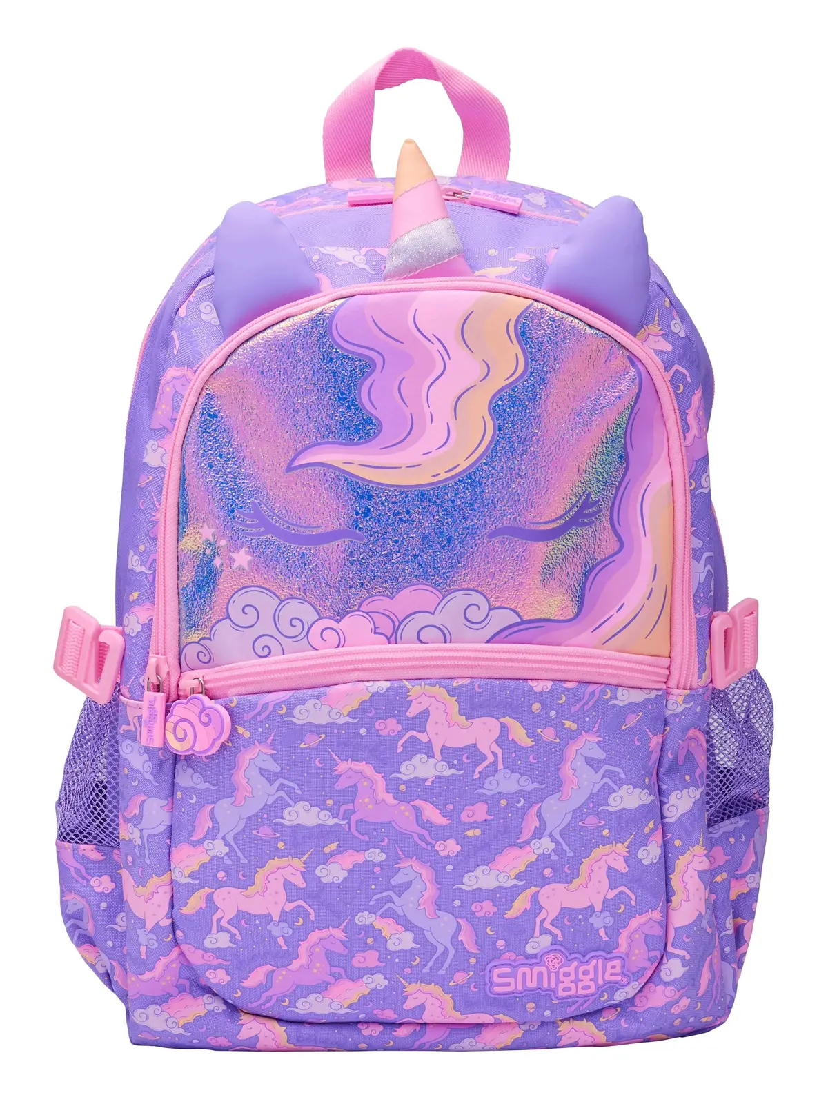 Smiggle Eclipse Classic Attach Backpack - Lilac 1