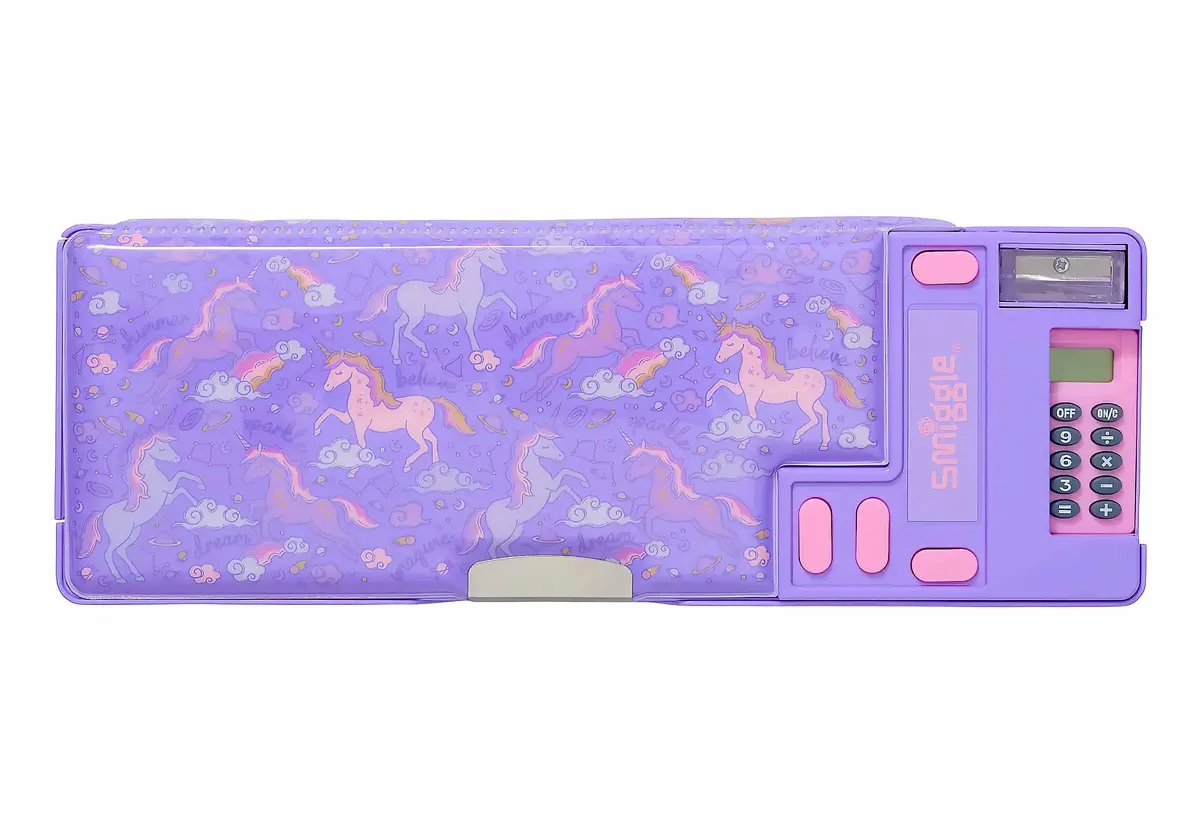 Smiggle Eclipse Pop Out Pencil Case - Lilac 1