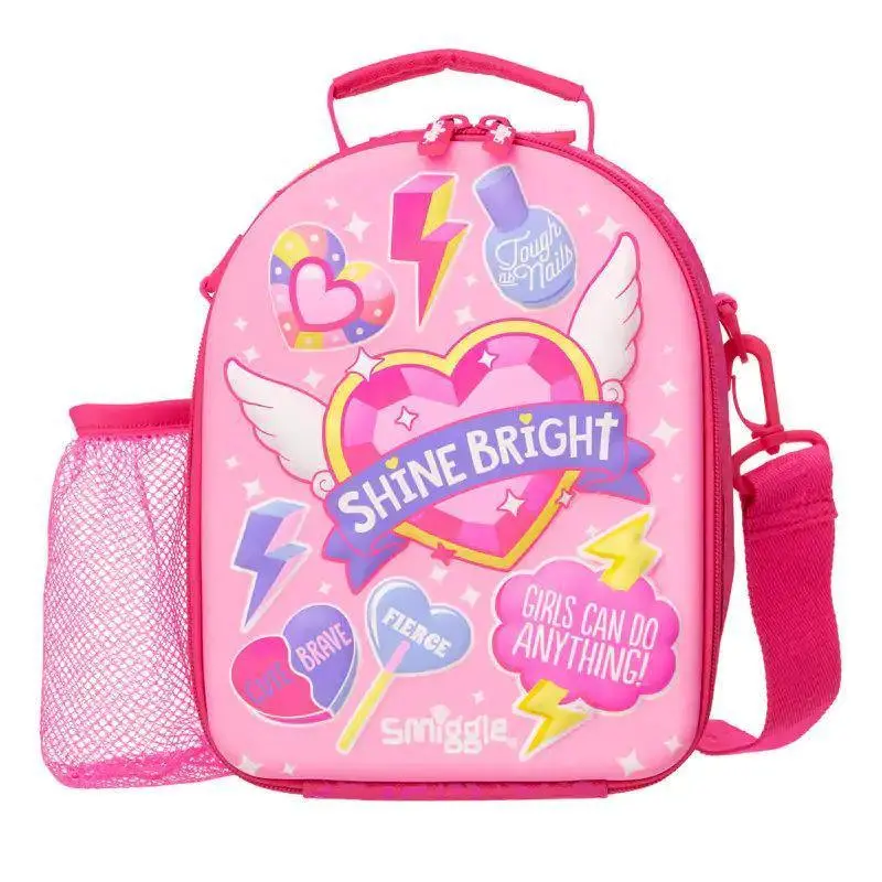 Smiggle Express Curve Hardtop Lunchbox - Pink 1