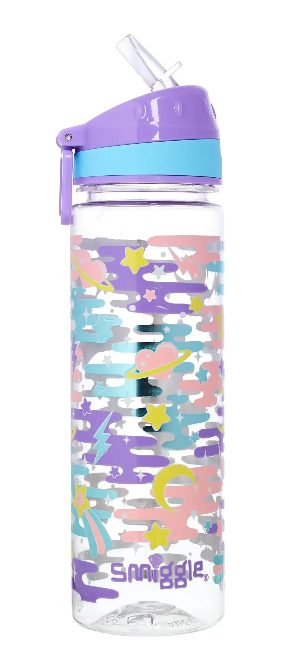 Smiggle Far Away Drink Bottle - Lilac 1