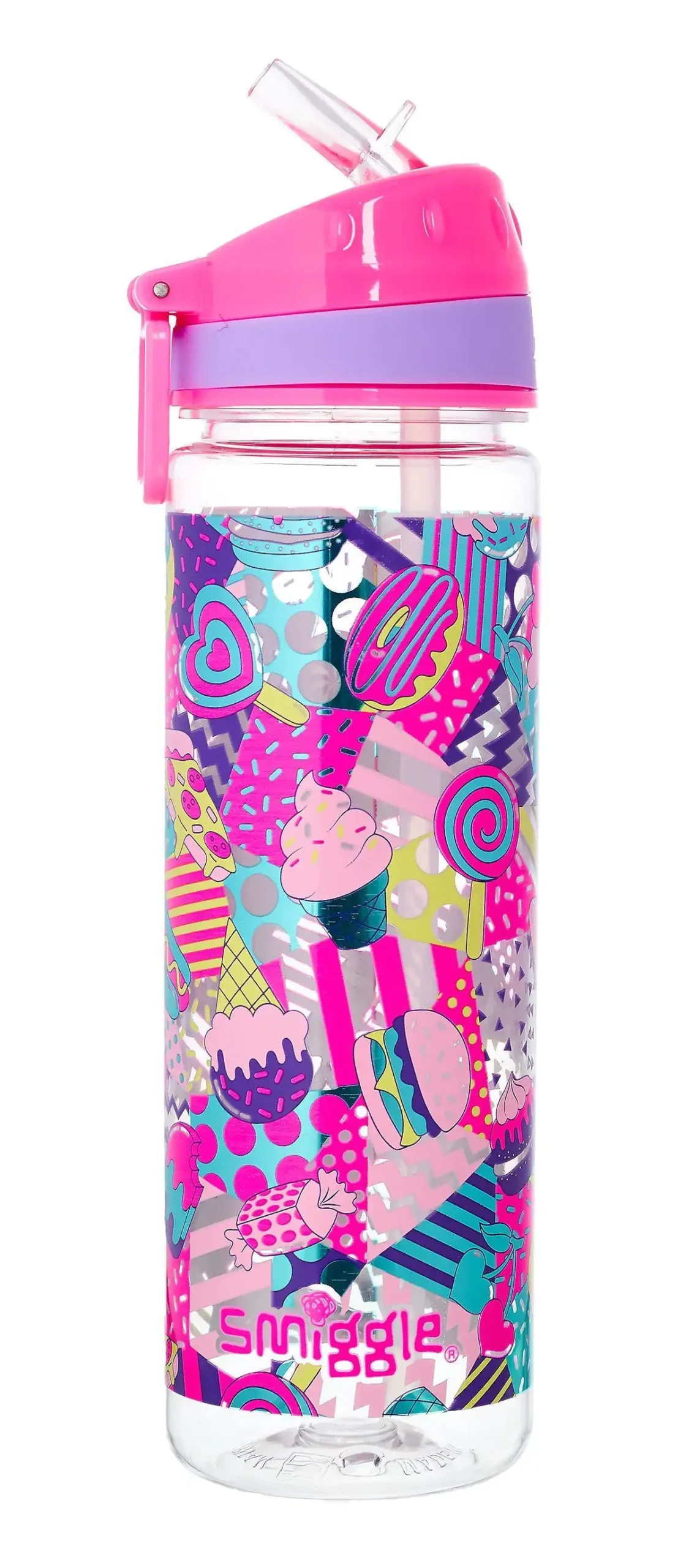 Smiggle Far Away Drink Bottle - Pink 1