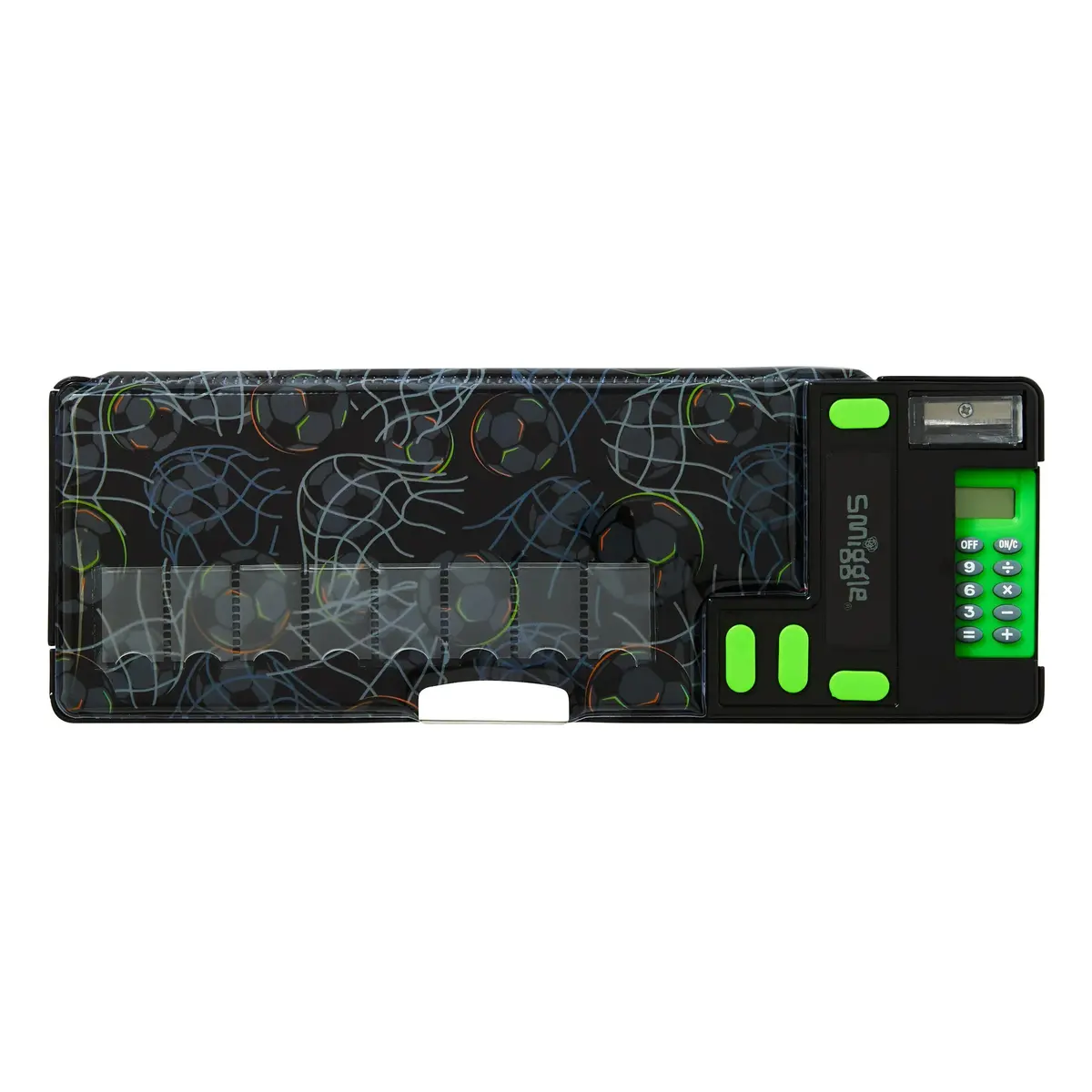 Smiggle Kick Id Pop Out Pencil Case - Black 1