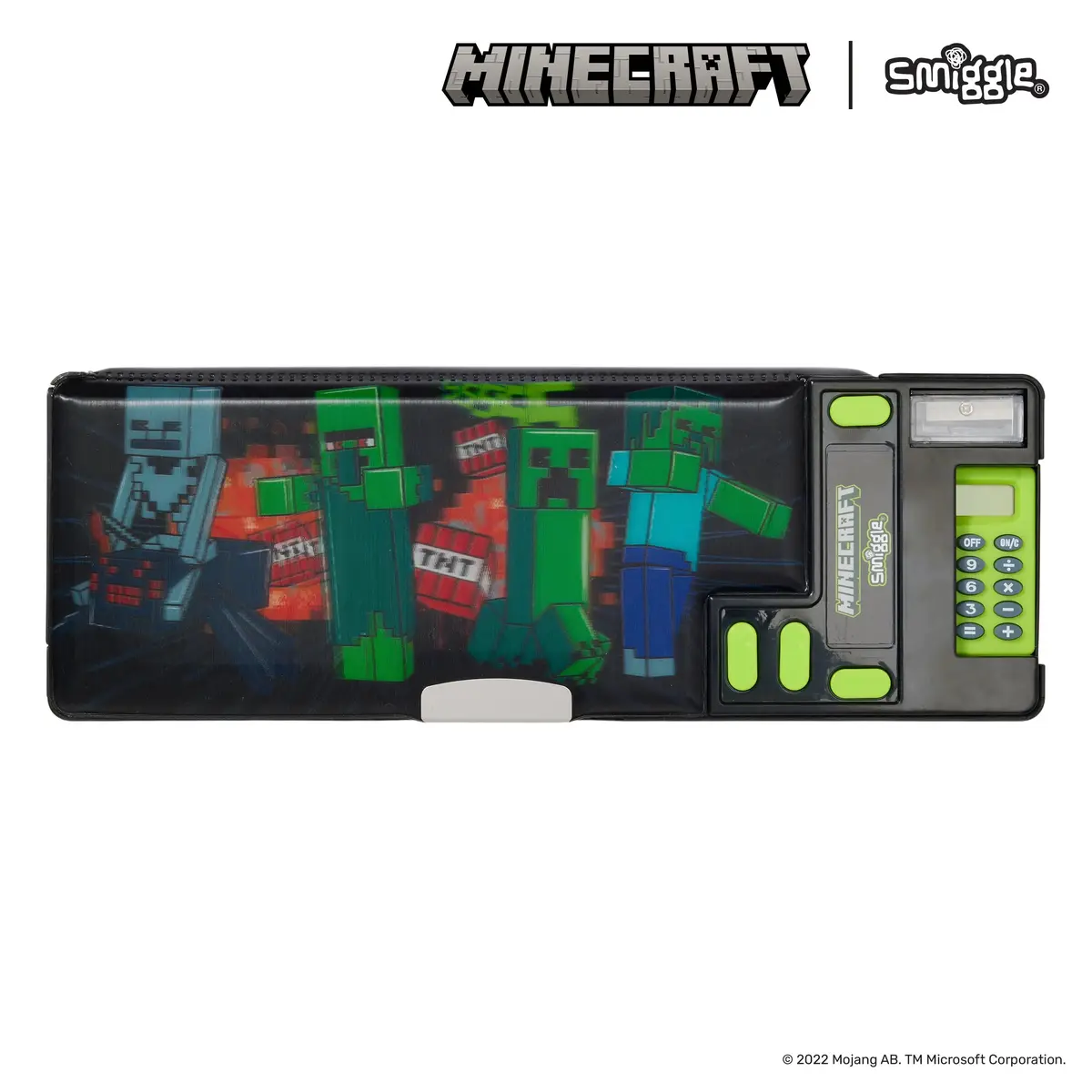 Smiggle Minecraft Pop Out Pencil Case - Black 1