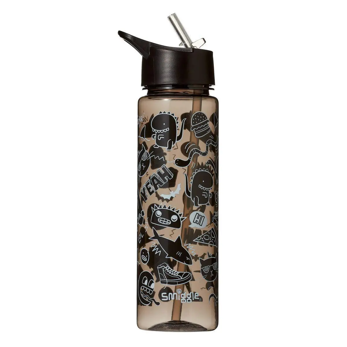 Smiggle Neat Spout Drink Bottle 750Ml - Black 1