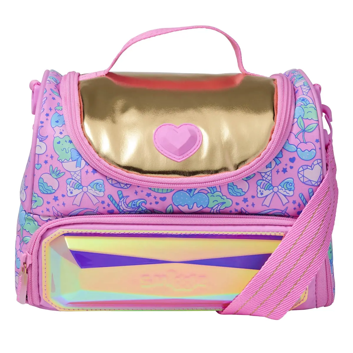 Smiggle Radiant Large Double Lunchbox With Strap 1