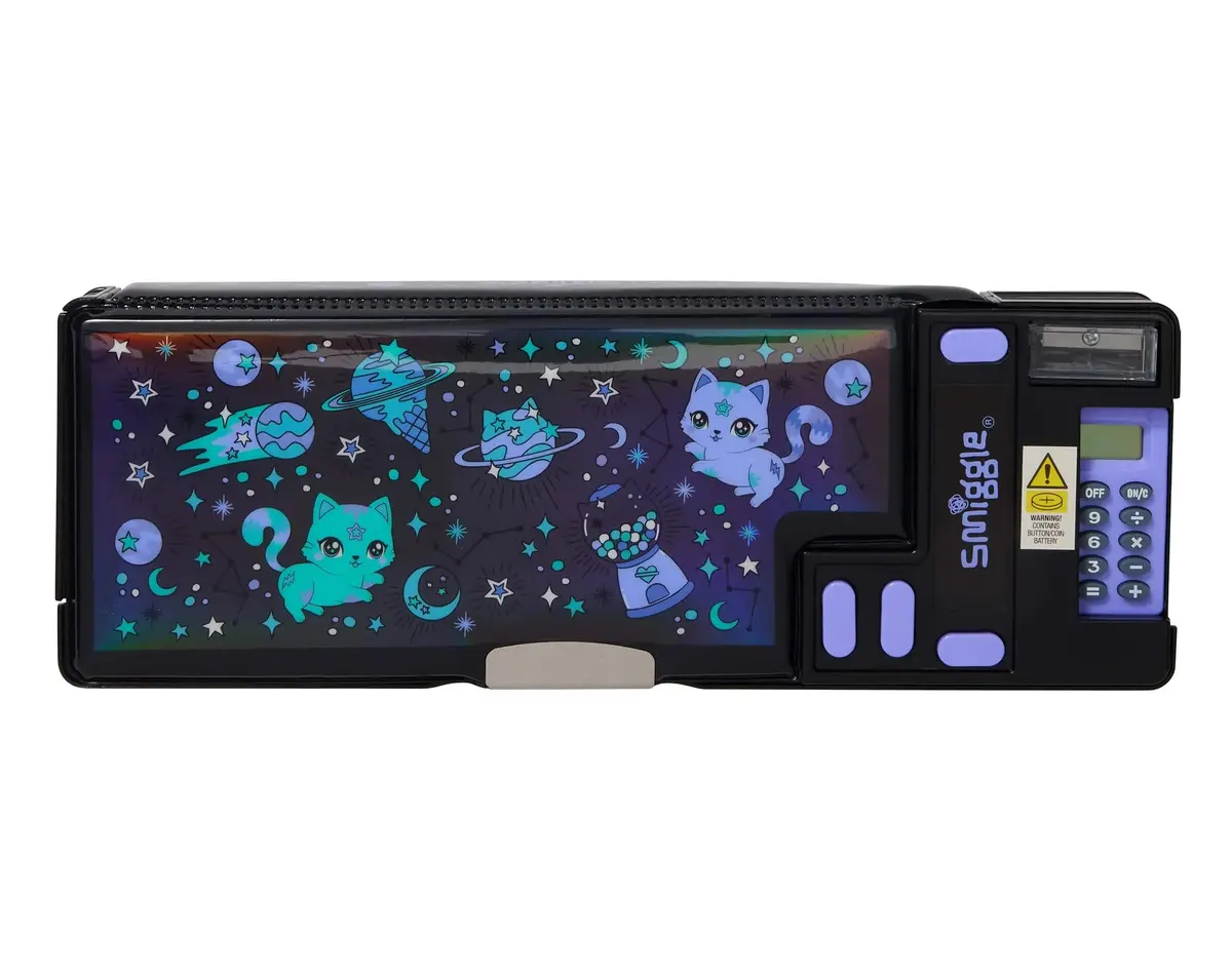 Smiggle Rush Pop Out Pencil Case - Black 1