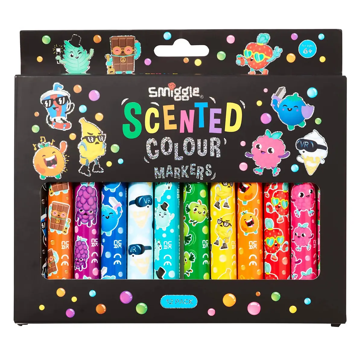 Smiggle Scented Colour Markers Pack X12 1