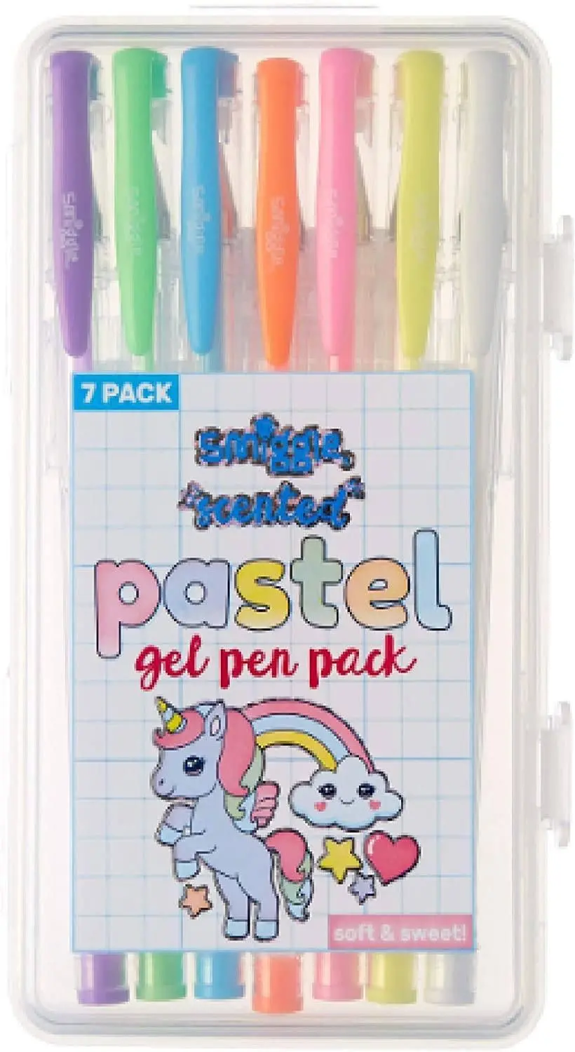 Smiggle Scented Pastel Gel Pen Pack X7 1