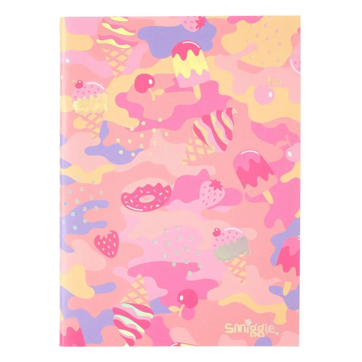 Smiggle Seek A6 Lined Exercise Book - Coral 1