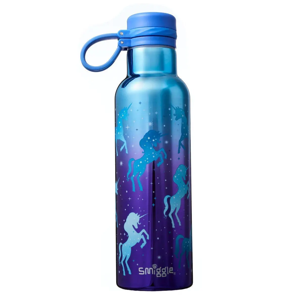 Smiggle Sports Stainless Steel Drink Bottle, Purple 1
