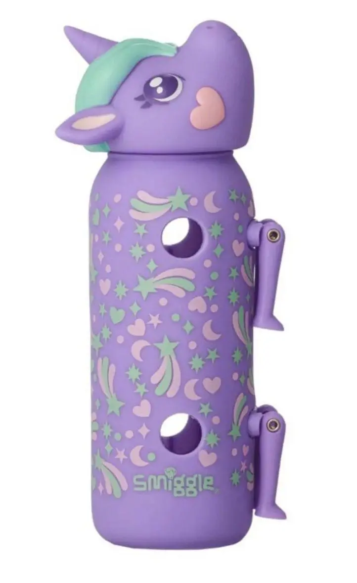 Smiggle Stroll Character Drink Bottle - Unicorn 1