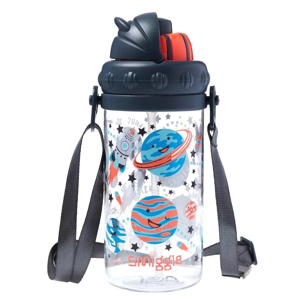 Smiggle Up & Down Teeny Tiny Drink Bottle 400Ml - Grey 1
