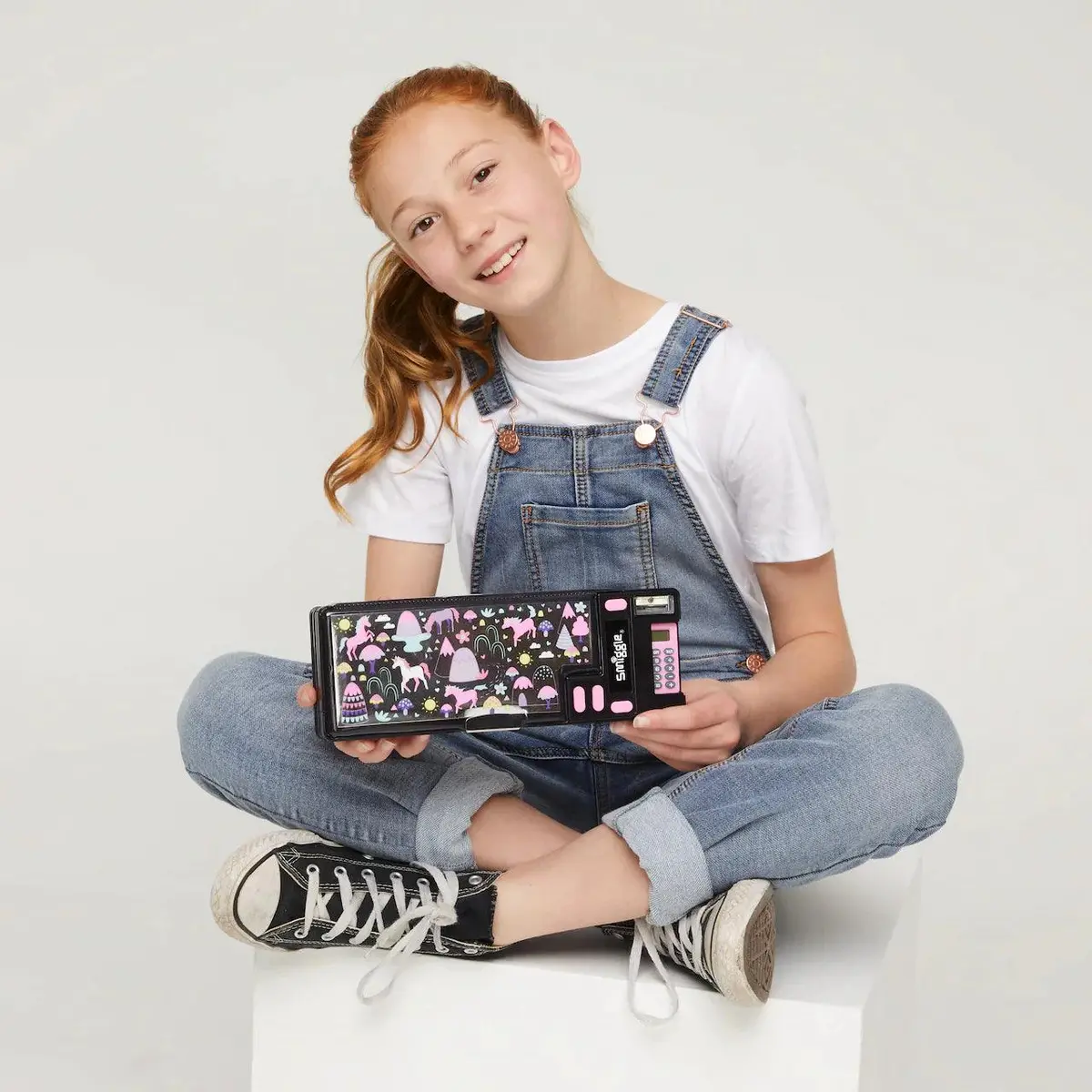 Smiggle Vibin' Pop Out Pencil Case - Black Mix 2