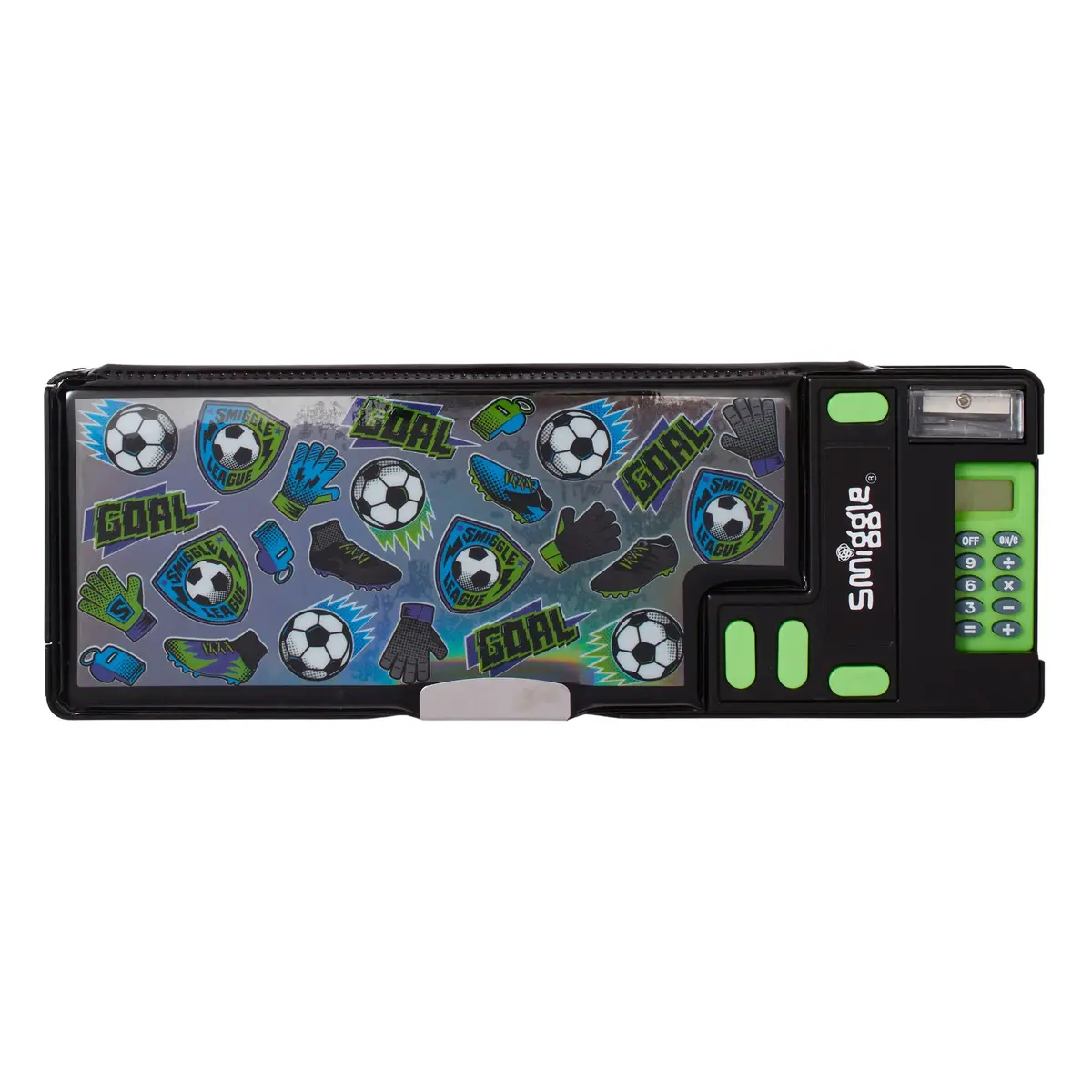 Smiggle Vibin' Pop Out Pencil Case - Black 1