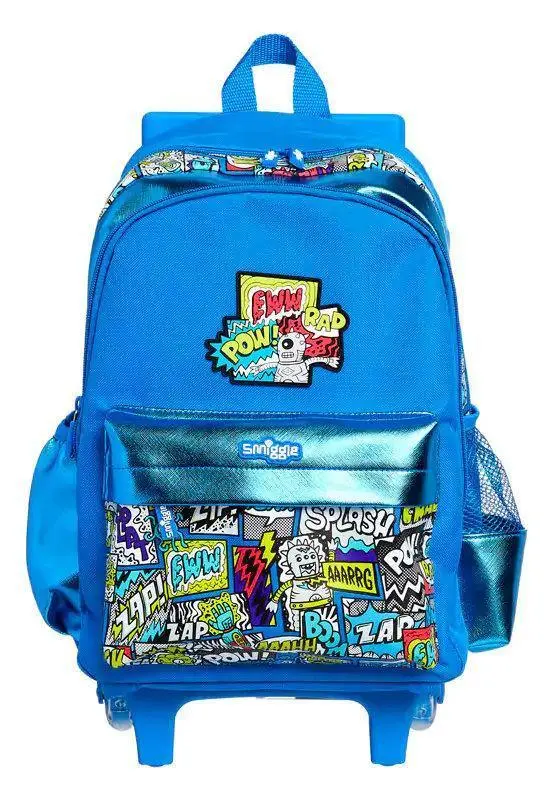 Smiggle Wonder Junior Backpack Trolley With Light Up Wheels 1